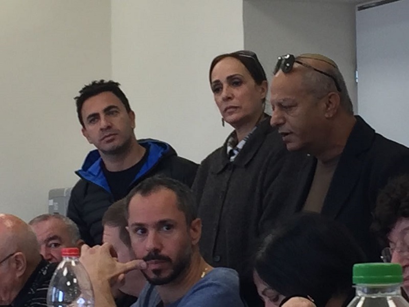 עודד עמרם, תמי סעיד וגולן ביטון בוועדה לתכנון וביצוע בהסתדרות