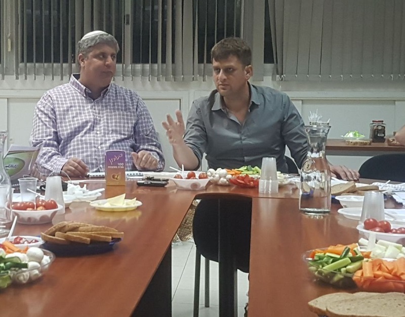 יניב מרקוביץ' ואמיתי כהן בישיבת התקציב