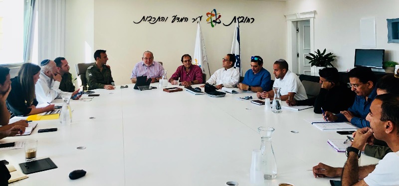 ישיבת הערכת מצב בעיריית רחובות