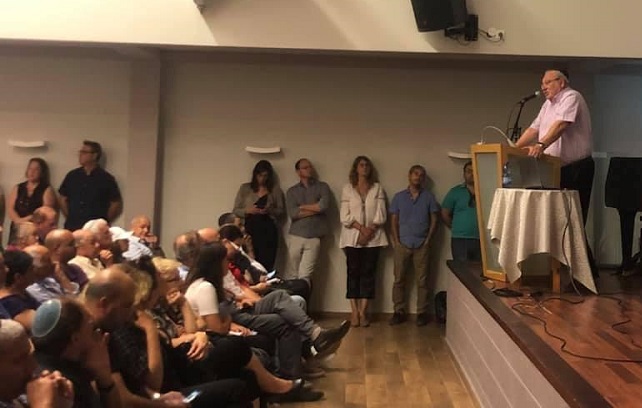 רחמים מלול באירוע שיתוף הציבור הראשון לקראת המשך תכנון מזרח העיר רחובות