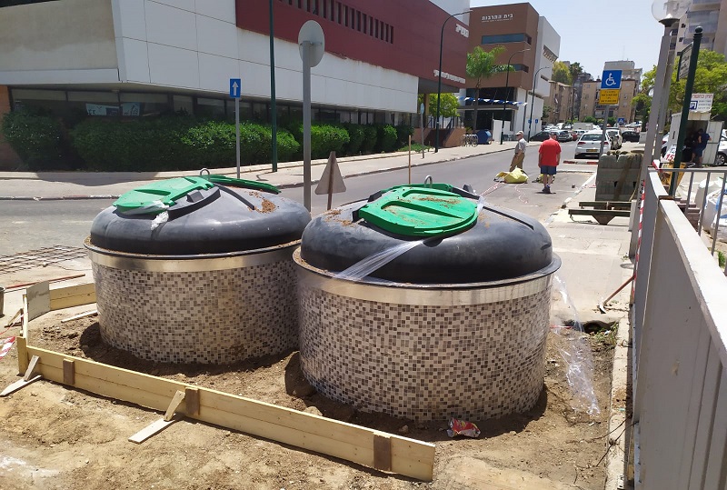 מוטמנים חדשים בסמוך לספרייה העירונית ברחובות