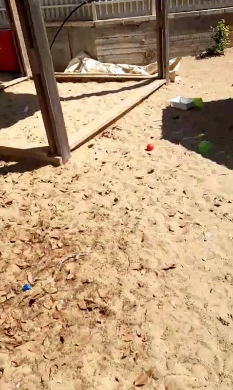 החול בגן הילדים