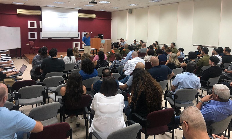 מנכ״ל העירייה דורון מילברג בכנס לרענון המוכנות בחירום