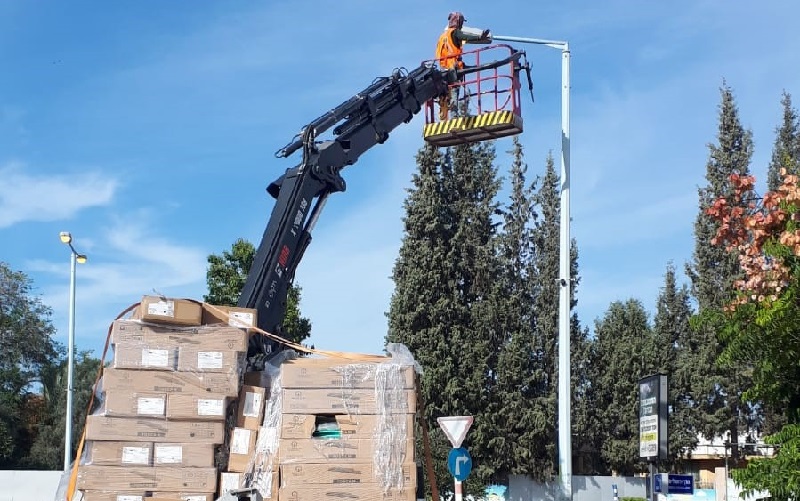 התקנת תאורה חסכונית ברחובות