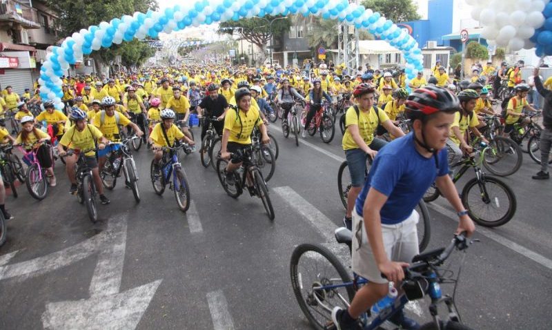 אירוע רוכבים עצמאות ברחובות בשנה שעברה, צילום באדיבות דוברות העירייה