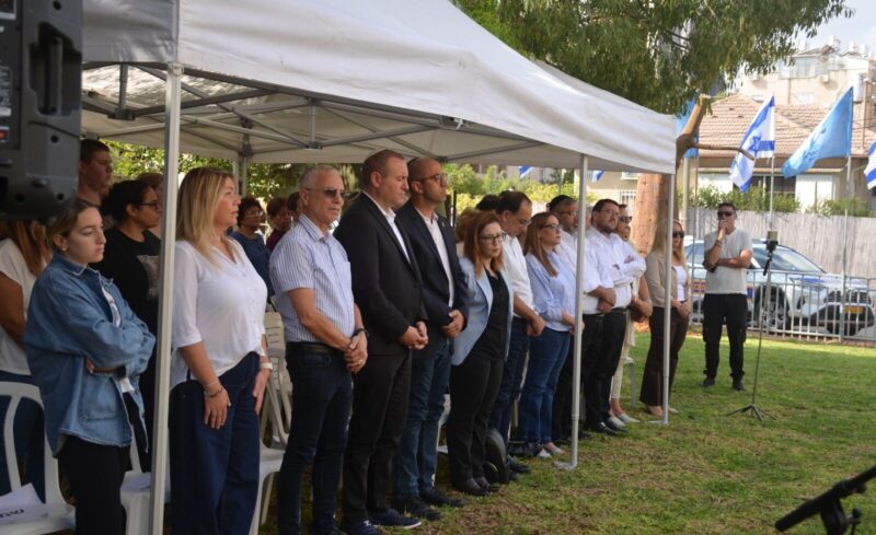 חנוכת גן הבריגדה, צילום עיריית רחובות