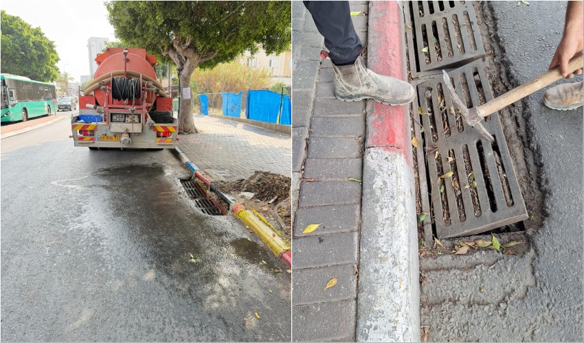 היערכות לחורף ברחובות, צילום דוברות העירייה