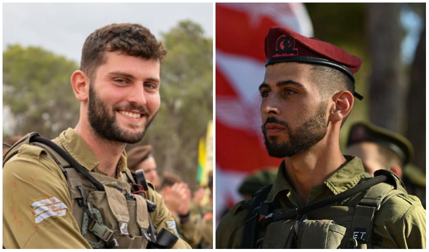 סרן איל מבורך טויטו הי"ד וסמ״ר מיכאל בן חמו הי"ד (צילום: דובר צה"ל)