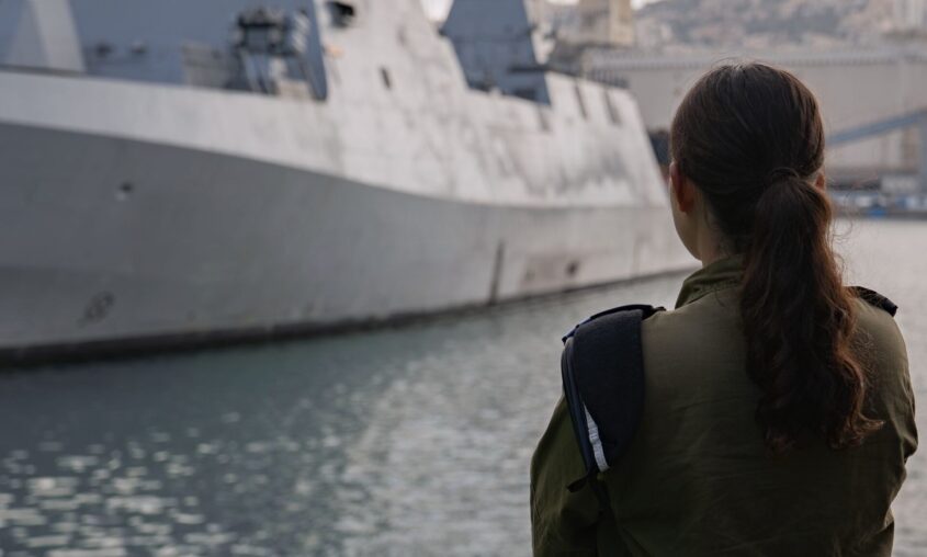 סגן ל' מרחובות, מסיימת קורס חובלים, צילום דובר צה"ל